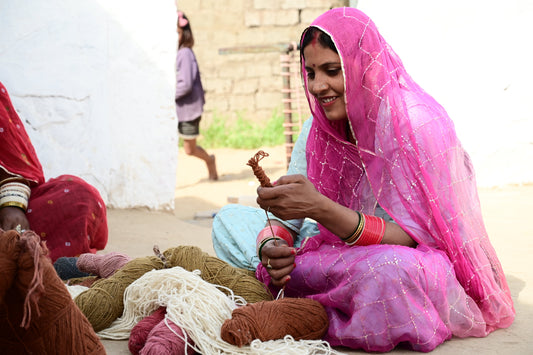 The Hands Behind the Rug: Women Artisans of Rajasthan
