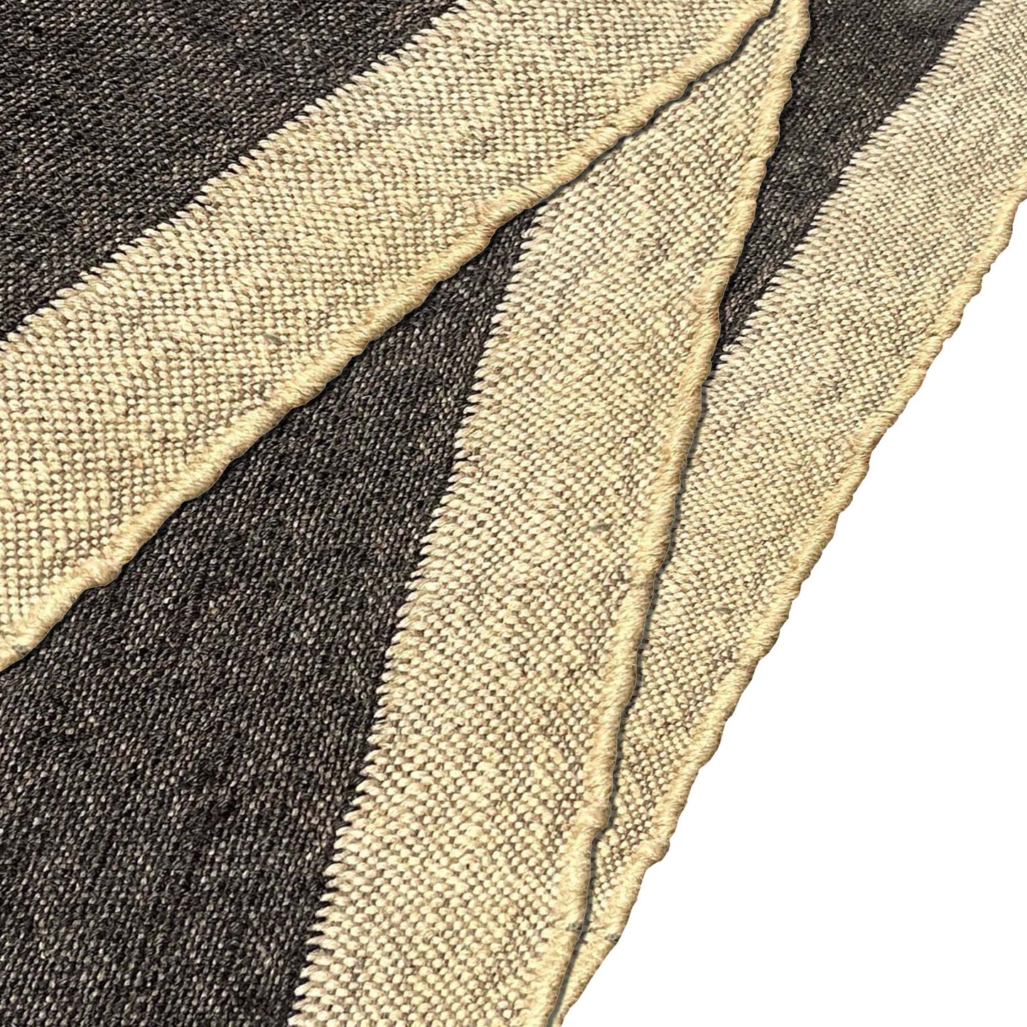 Handwoven Wool Jute Dhurrie Rugs, Living Bed Room Carpet