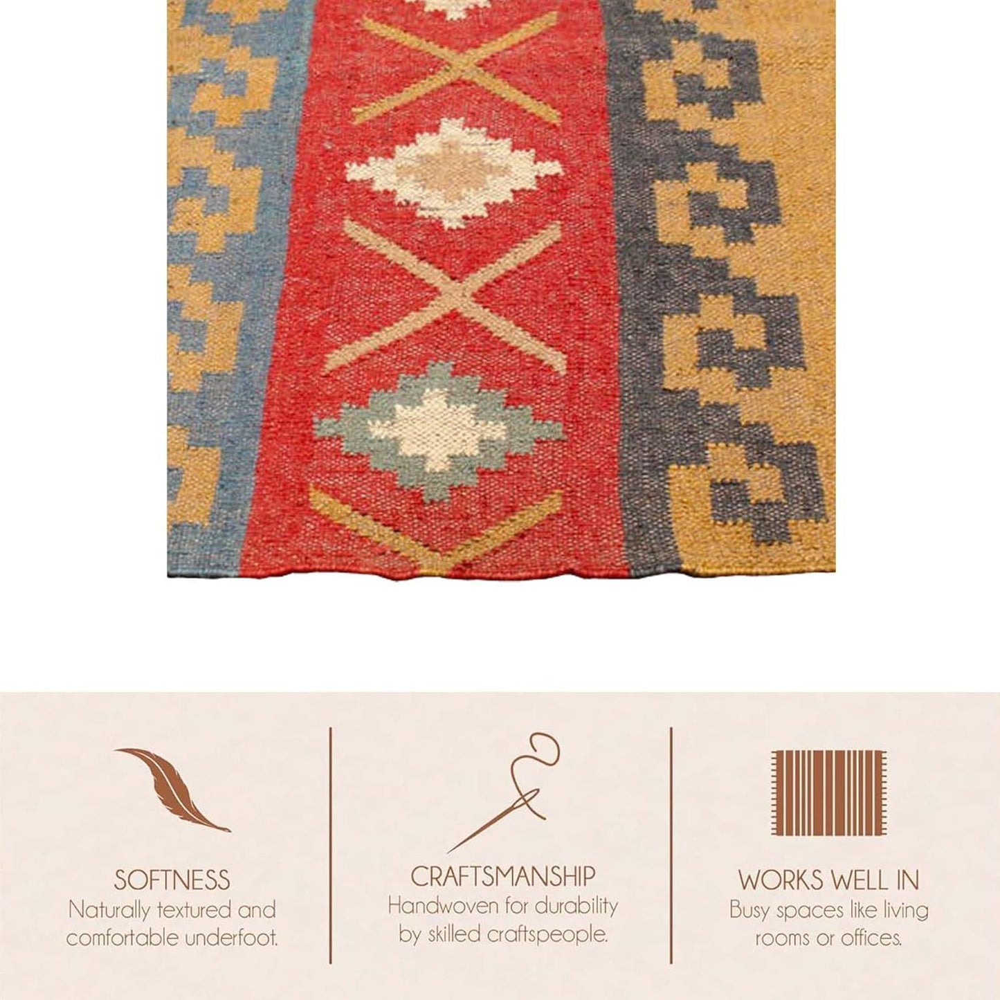 Handcrafted Wool, Jute, Dhurrie Rugs & Kilim Carpets – Authentic, Eco-Friendly, and Durable Home Décor