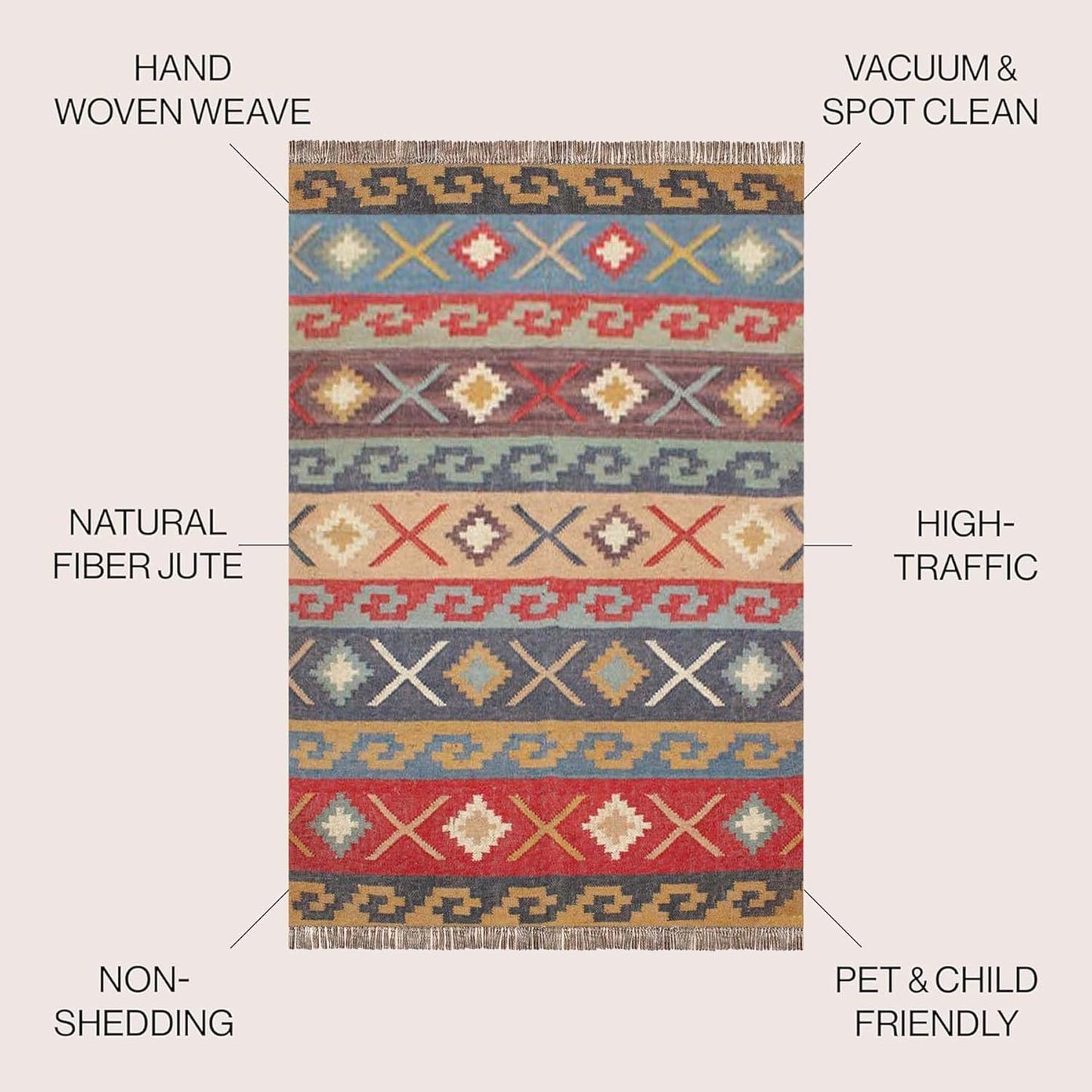 Handcrafted Wool, Jute, Dhurrie Rugs & Kilim Carpets – Authentic, Eco-Friendly, and Durable Home Décor