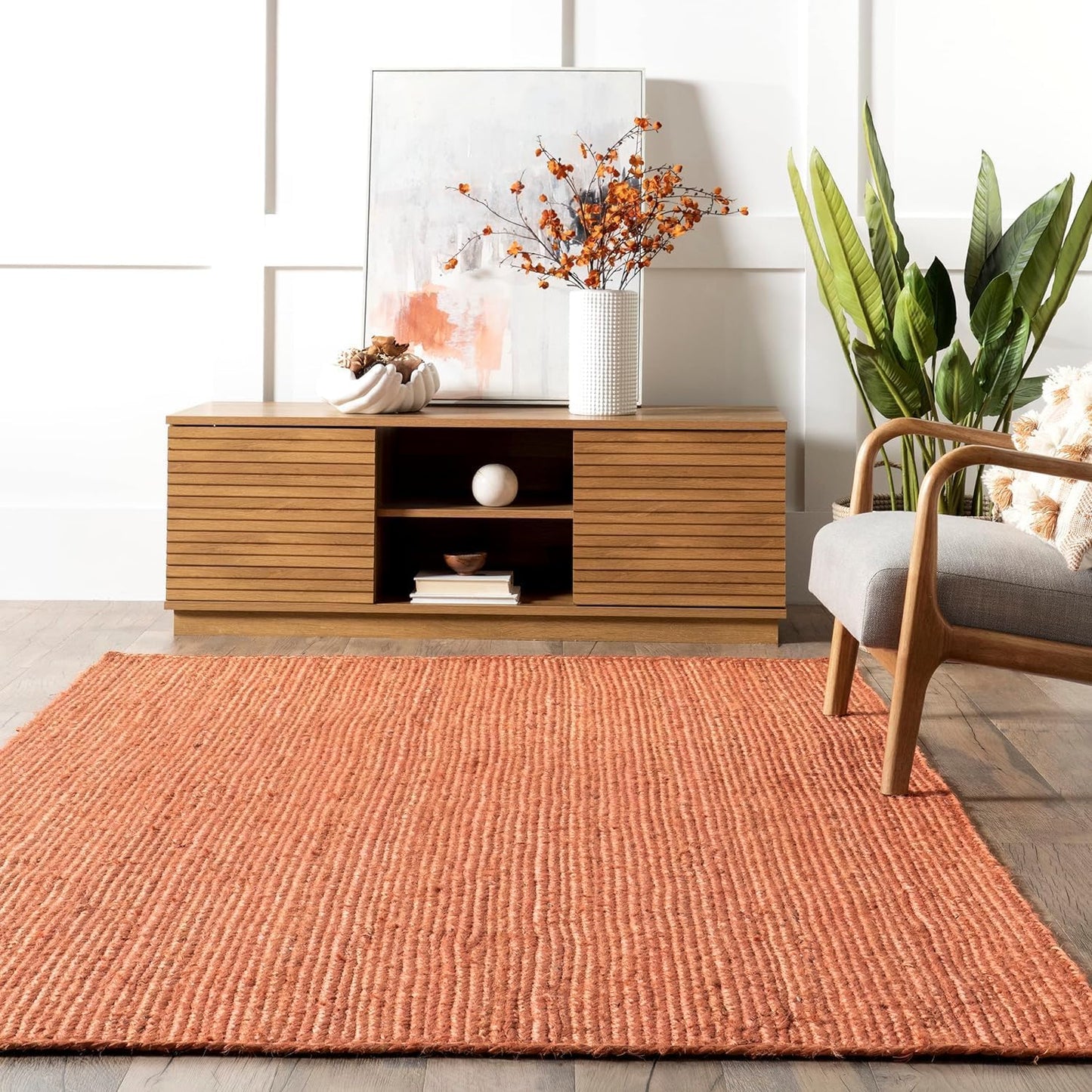 Handwoven Jute Bridle Rug – Natural Fiber, Eco-Friendly & Durable 5x7 ft