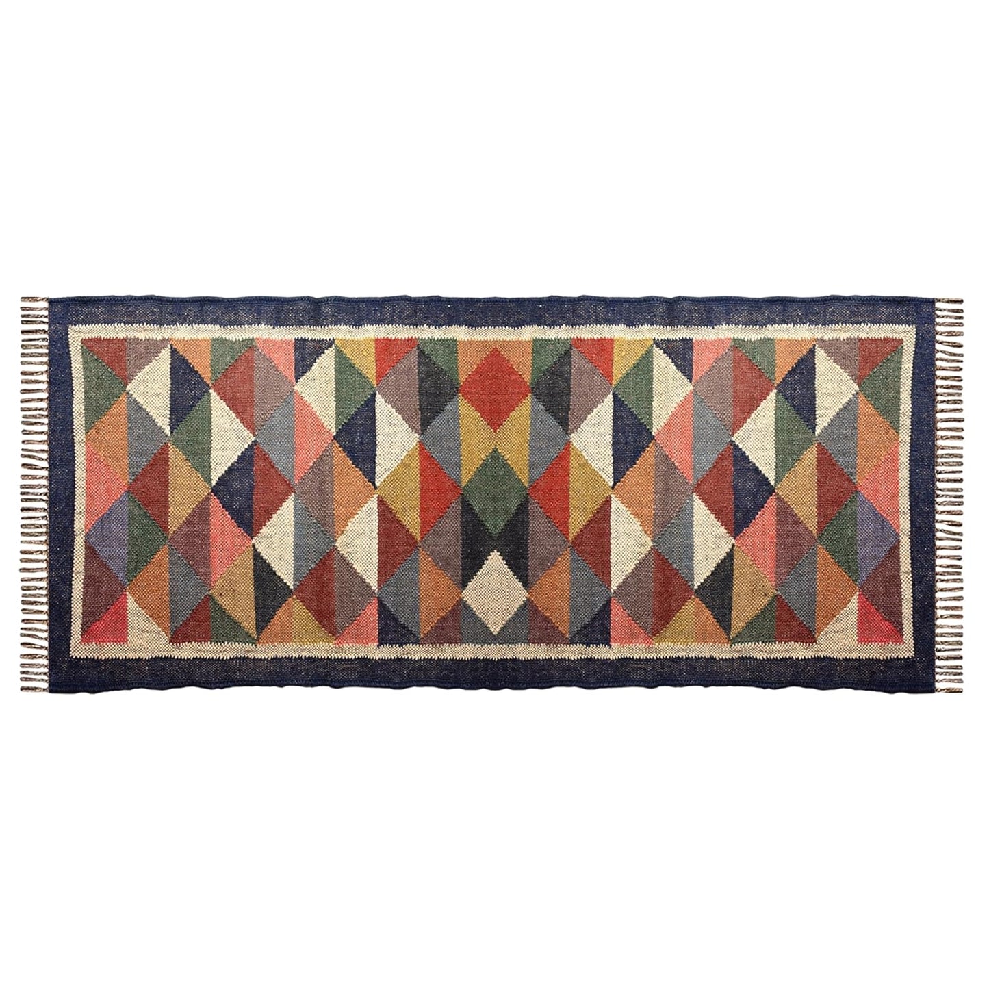 Handwoven Wool & Jute Dhurrie Rugs | Authentic Kilim Carpets