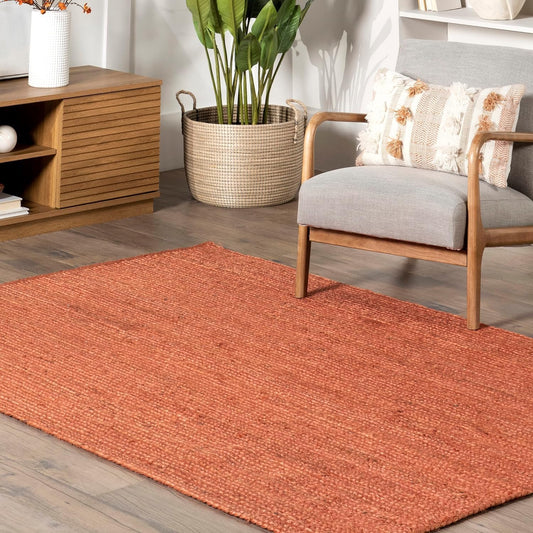 Handwoven Jute Bridle Rug – Natural Fiber, Eco-Friendly & Durable 5x7 ft