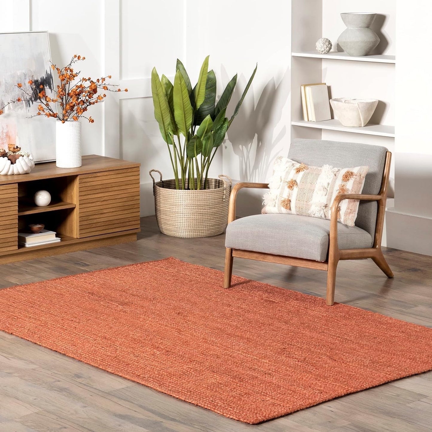 Handwoven Jute Bridle Rug – Natural Fiber, Eco-Friendly & Durable 5x7 ft