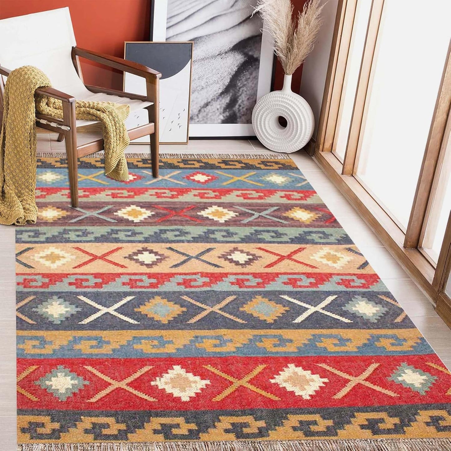 Handcrafted Wool, Jute, Dhurrie Rugs & Kilim Carpets – Authentic, Eco-Friendly, and Durable Home Décor