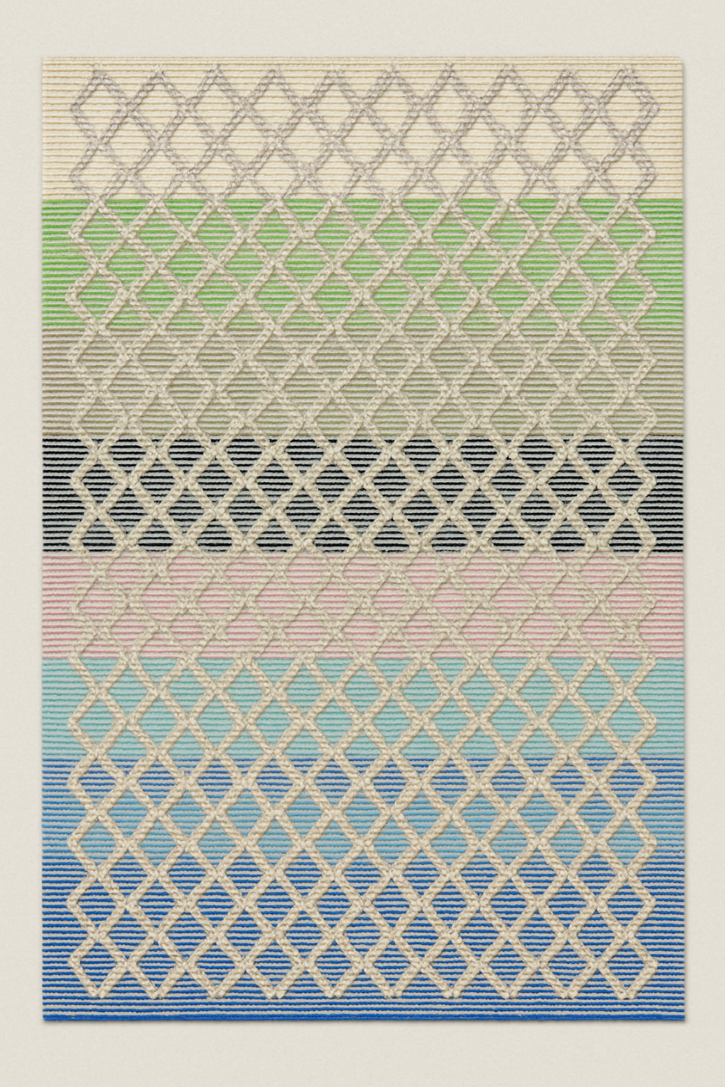 Handwoven Wool & Cotton Dhurrie Rug-4x6 ft