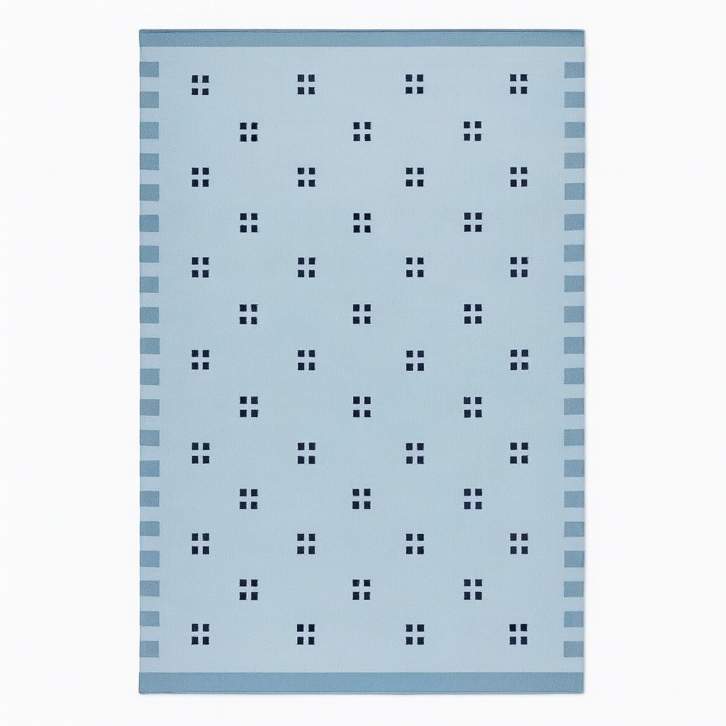 Crimson Loom Wool–Cotton Handwoven Dhurrie Rug