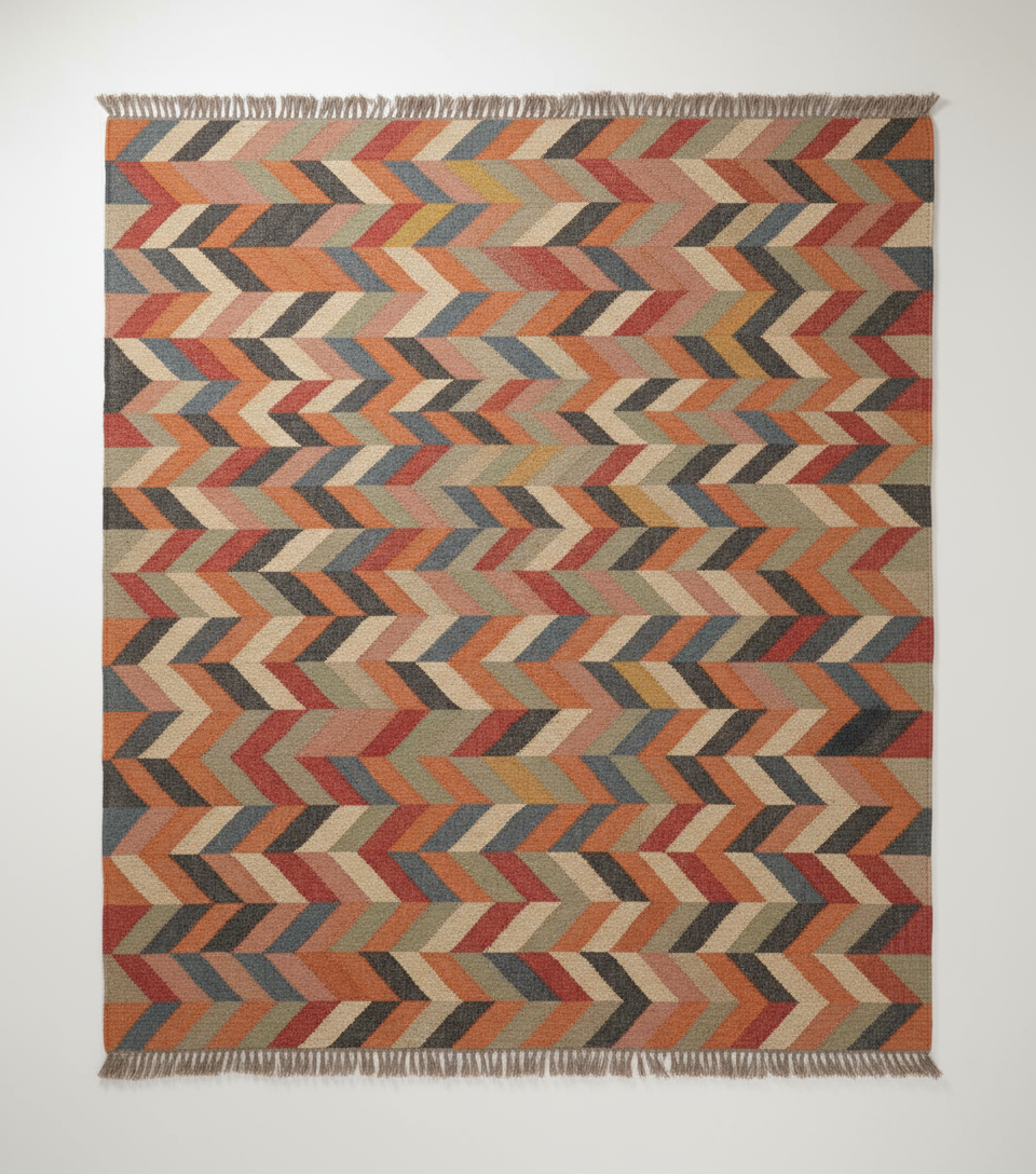 Flatweave Rug Mat Carpet for Home Decor Boho Kilim Dhurrie