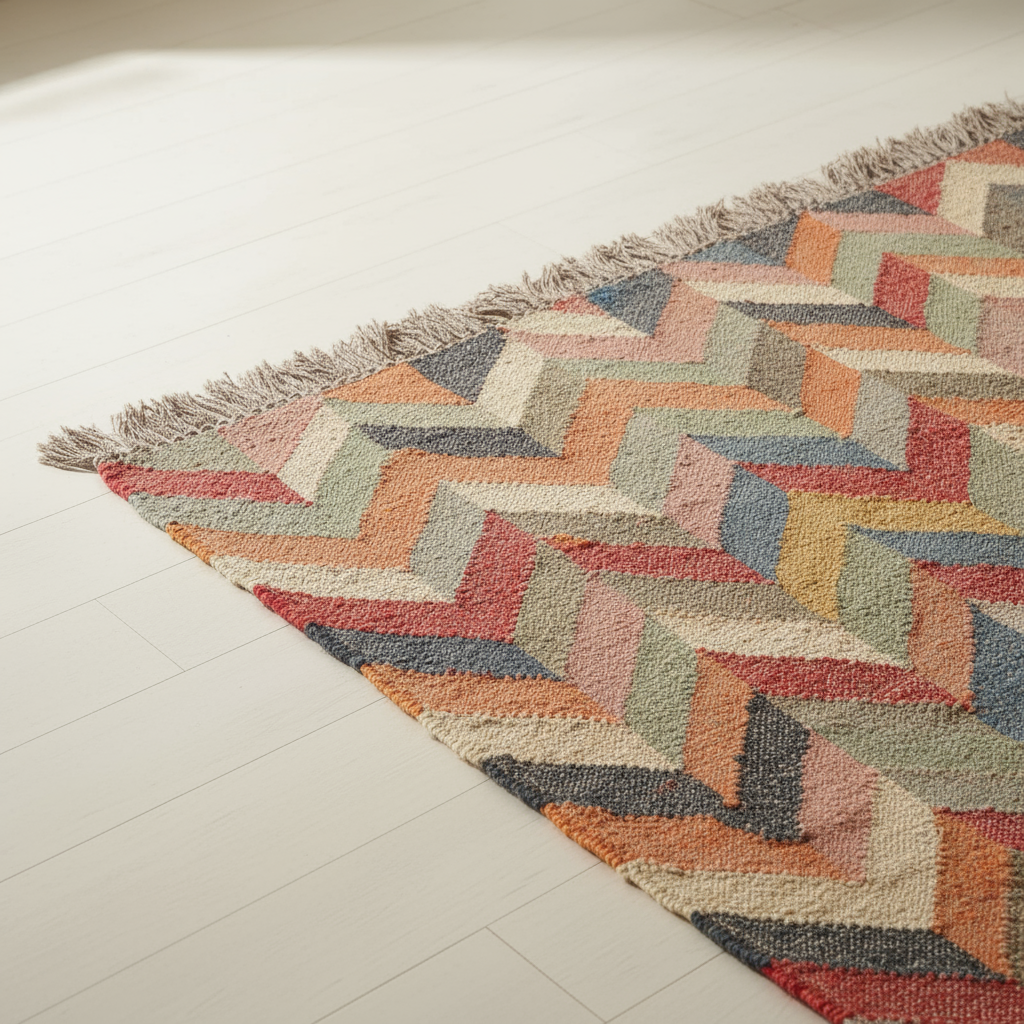 Flatweave Rug Mat Carpet for Home Decor Boho Kilim Dhurrie