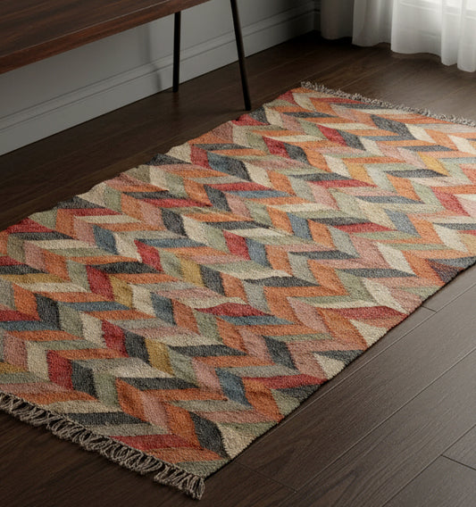 Flatweave Rug Mat Carpet for Home Decor Boho Kilim Dhurrie