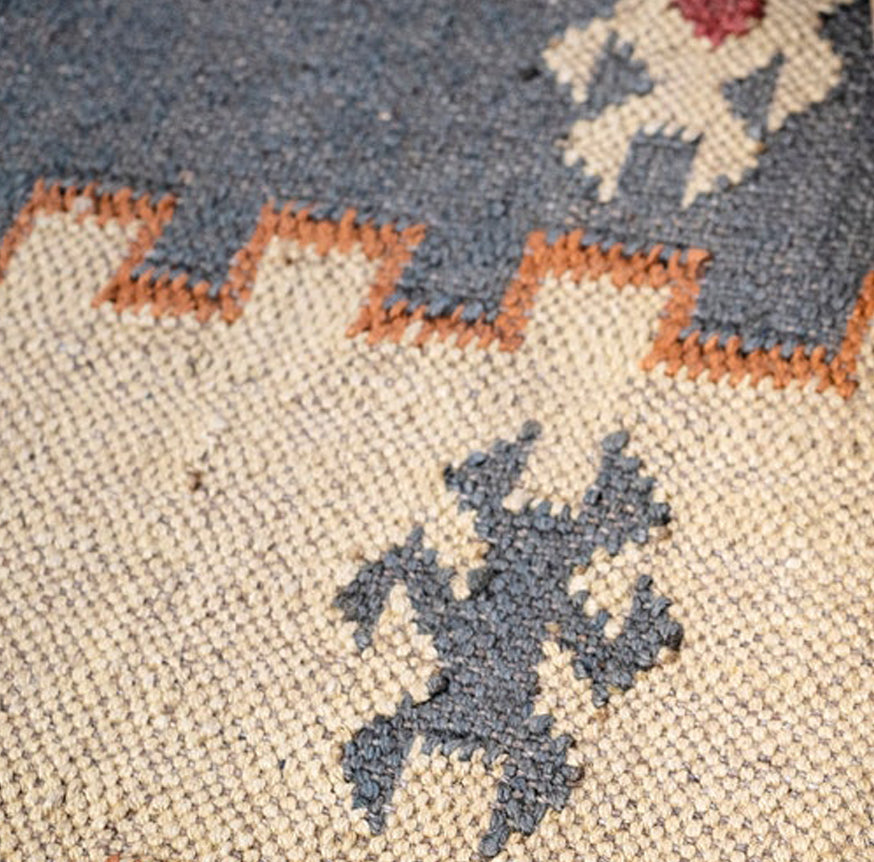 Hnadwoven With Jodhpur Artisan Made Of Wool And Jute Rugs