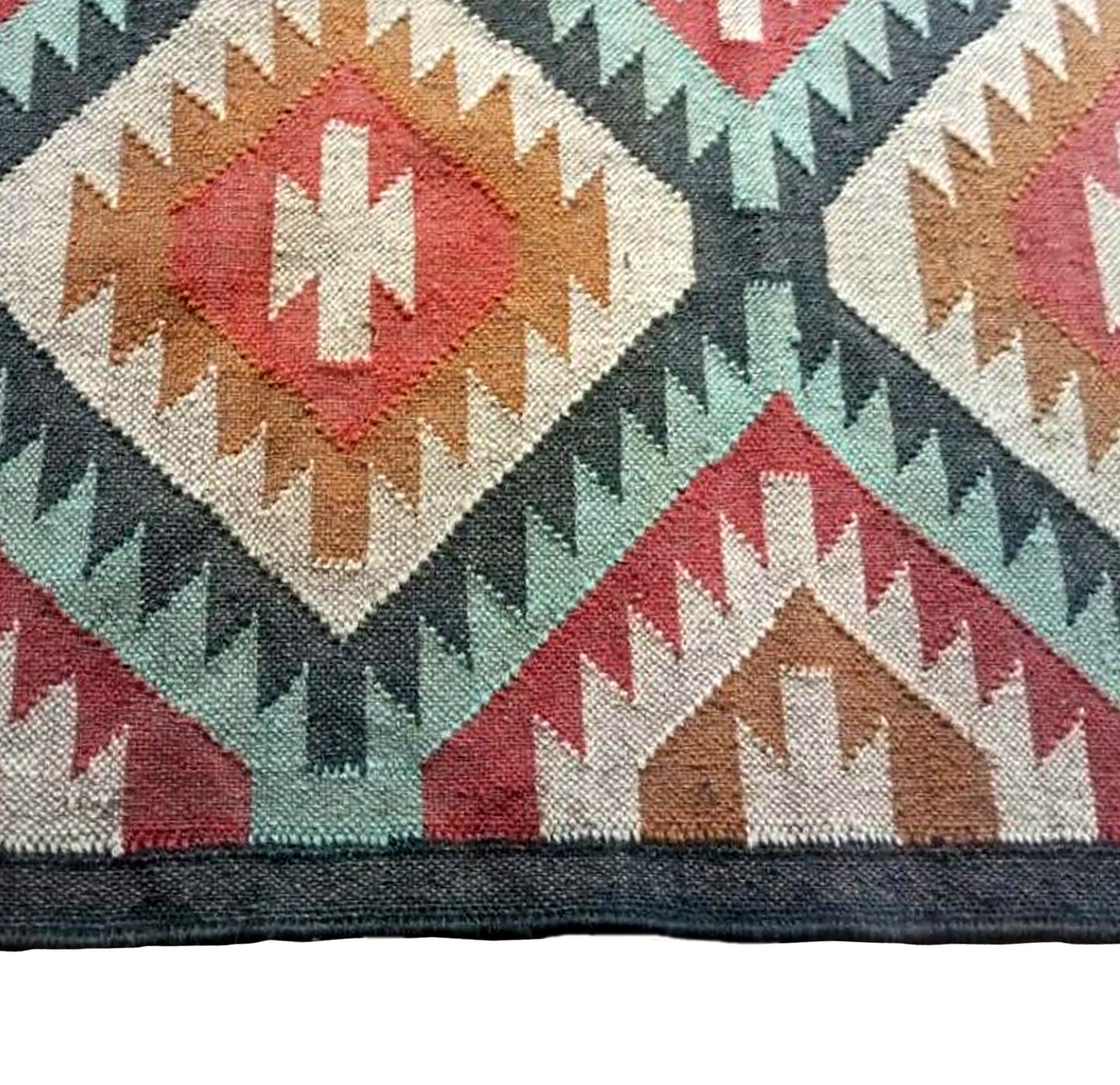 Handwoven Wool Jute Kilim Dhurrie Rugs 3x5 feet