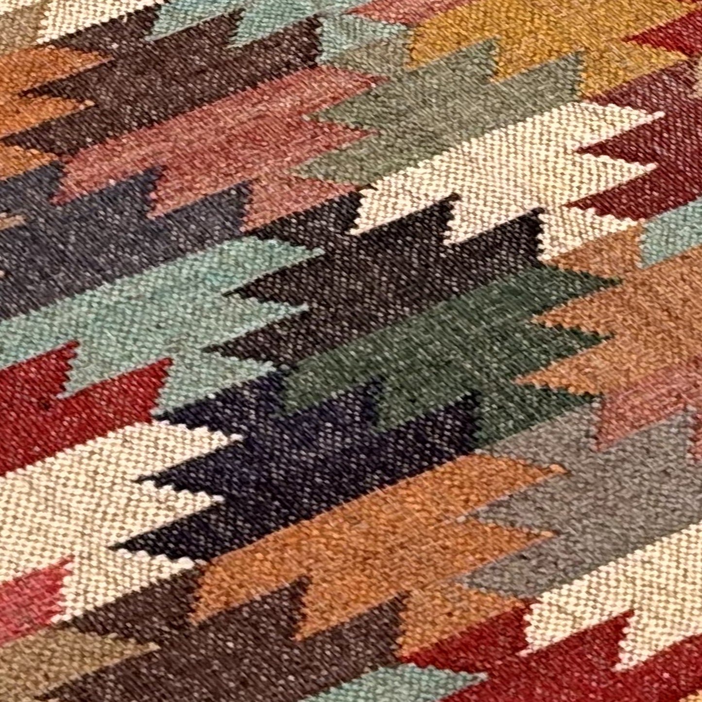 Natural Wool & Jute Area Rug – Reversible Carpet